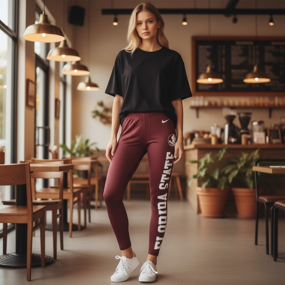 Florida State Seminoles Nike Womens Femme Leggings XS NWT Maroon 813323-692